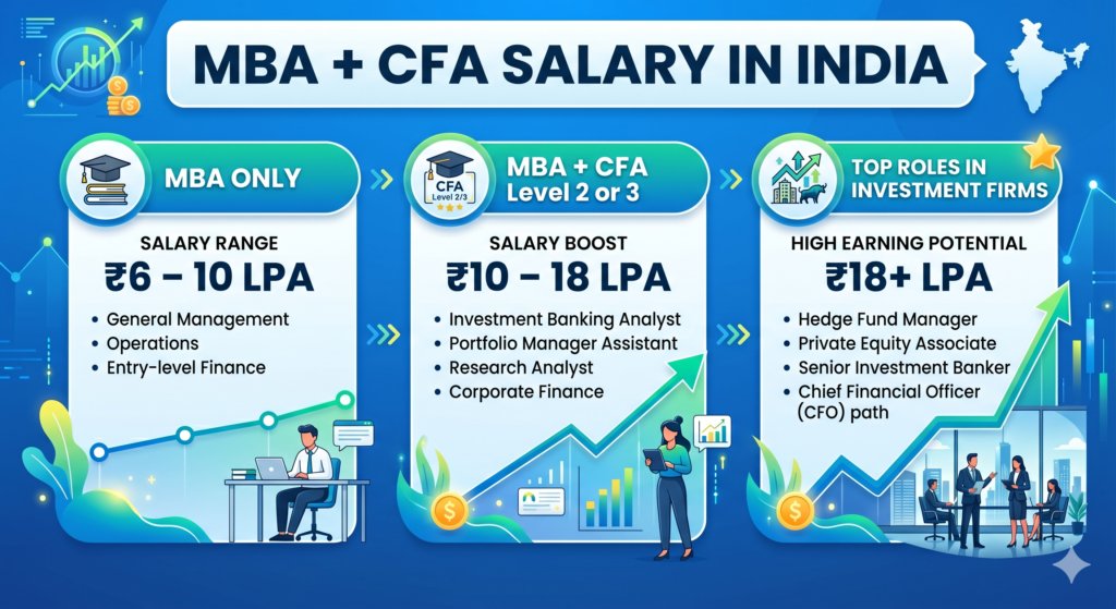 MBA + CFA Salary in India