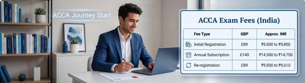 ACCA Exam Fees in India ACCA Exam Fees in India